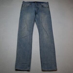 NEUW 32x32 Light Selvedge Denim Iggy Skinny Button Fly Mens Jeans